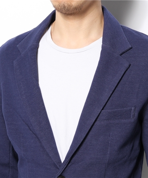 UNION STATION（ユニオンステーション）の「コットンテーラードジャケット（テーラードジャケット・メンズ・トップグレー/ブルー/ネイビー・LARGE/MEDIUM/LL）」の5枚目の写真