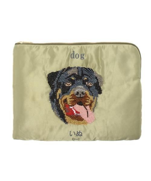 bpr BEAMS Women's（ビーピーアール　ビームス）の「GALERIE DES BAINS×BEAMS / 別注 アニマル クラッチ（クラッチバッグ・レディース・イエロー/グリーン・ONE SIZE）」の10枚目の写真