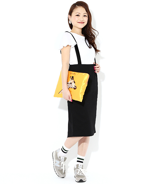 bpr BEAMS Women's（ビーピーアール　ビームス）の「GALERIE DES BAINS×BEAMS / 別注 アニマル クラッチ（クラッチバッグ・レディース・イエロー/グリーン・ONE SIZE）」の12枚目の写真