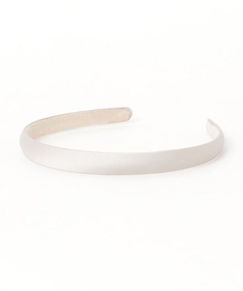 flower(フラワー)の「シルキーヘアバンド(カチューシャ・レディース・ブラック/ブラウン/シルバー/アイボリー/ピンク・FREE)」の8枚目の写真