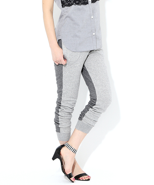 Ray BEAMS（レイビームス）の「○Ray BEAMS / バイカラー スウェットパンツ（その他パンツ・レディース・ライトグレー/グレー・1/0）」の2枚目の写真