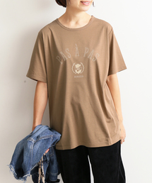 college ロゴTシャツ◆