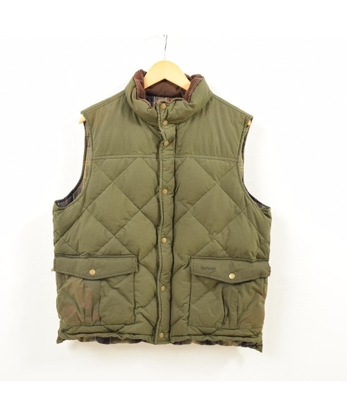 Barbour、バブアー、ベスト、ダウンジャケット、カーキ、サイズ:M ブランド古着】ダウンベスト（ダウンベスト）｜Barbour（バブアー）の