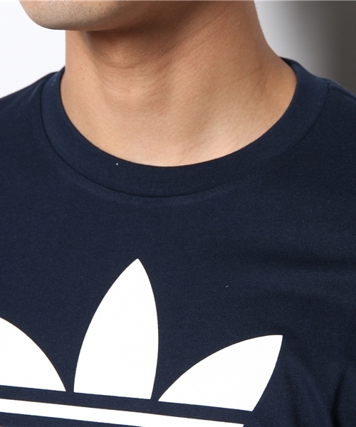 adidas Originals(アディダスオリジナルス)の「アディダス オリジナルス adidas Originals 3FOIL TEE(Tシャツ/カットソー・メンズ・ネイビー・SMALL/LARGE/X-LARGE/MEDIUM)」の5枚目の写真