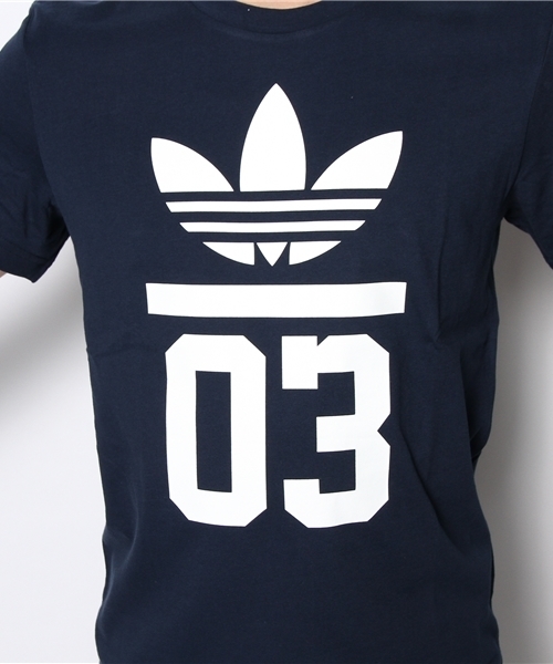 adidas Originals(アディダスオリジナルス)の「アディダス オリジナルス adidas Originals 3FOIL TEE(Tシャツ/カットソー・メンズ・ネイビー・SMALL/LARGE/X-LARGE/MEDIUM)」の7枚目の写真