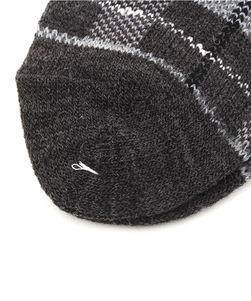 BEAMS BOY（ビームスボーイ）の「BEAMS BOY / チェック クルー（ソックス/靴下・レディース・ホワイト/グレー/レッド・ONE SIZE）」の5枚目の写真