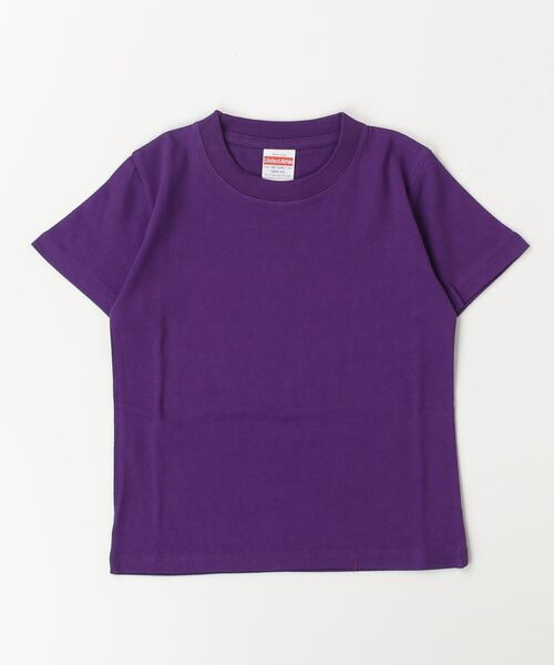 United Athle（ユナイテッドアスレ）の「5.6オンス ハイクオリティー Tシャツ キッズ 2026年 夏 夏服（Tシャツ/カットソー・キッズ・ミント/ダークブラウン/ブラック/ホワイト/ライトベージュ/ピンク/ブルー/ライトパープル/レッド/ピンク系/ネイビー/イエロー/パープル・150/110/130）」の8枚目の写真