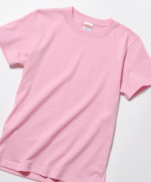 United Athle（ユナイテッドアスレ）の「5.6オンス ハイクオリティー Tシャツ キッズ 2026年 夏 夏服（Tシャツ/カットソー・キッズ・ミント/ダークブラウン/ブラック/ホワイト/ライトベージュ/ピンク/ブルー/ライトパープル/レッド/ピンク系/ネイビー/イエロー/パープル・150/110/130）」の12枚目の写真