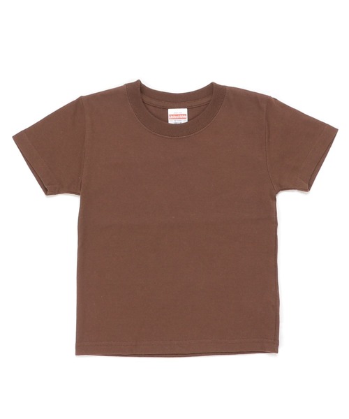 United Athle（ユナイテッドアスレ）の「5.6オンス ハイクオリティー Tシャツ キッズ 2026年 夏 夏服（Tシャツ/カットソー・キッズ・ミント/ダークブラウン/ブラック/ホワイト/ライトベージュ/ピンク/ブルー/ライトパープル/レッド/ピンク系/ネイビー/イエロー/パープル・150/110/130）」の3枚目の写真