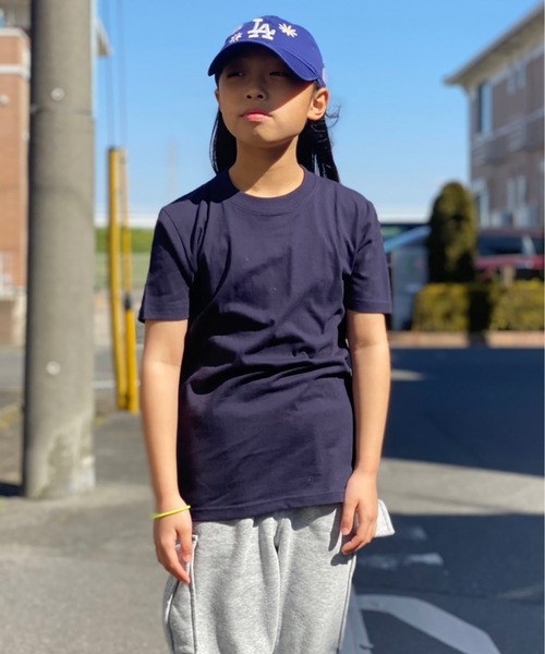 United Athle（ユナイテッドアスレ）の「5.6オンス ハイクオリティー Tシャツ キッズ 2026年 夏 夏服（Tシャツ/カットソー・キッズ・ミント/ダークブラウン/ブラック/ホワイト/ライトベージュ/ピンク/ブルー/ライトパープル/レッド/ピンク系/ネイビー/イエロー/パープル・150/110/130）」の6枚目の写真