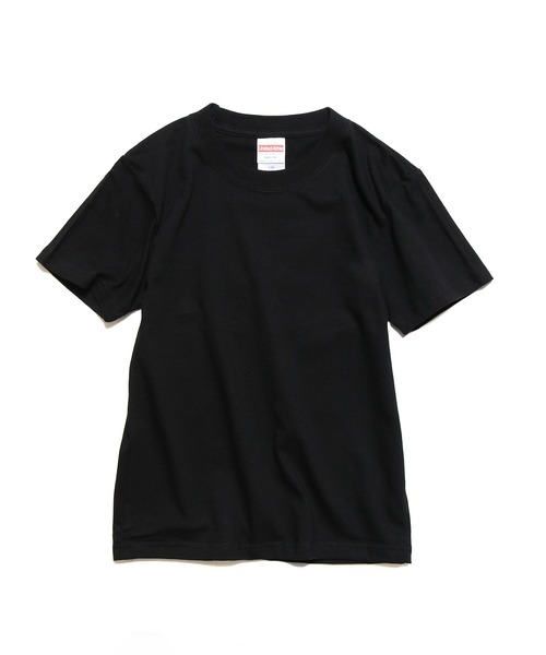 United Athle（ユナイテッドアスレ）の「5.6オンス ハイクオリティー Tシャツ キッズ 2026年 夏 夏服（Tシャツ/カットソー・キッズ・ミント/ダークブラウン/ブラック/ホワイト/ライトベージュ/ピンク/ブルー/ライトパープル/レッド/ピンク系/ネイビー/イエロー/パープル・150/110/130）」の2枚目の写真