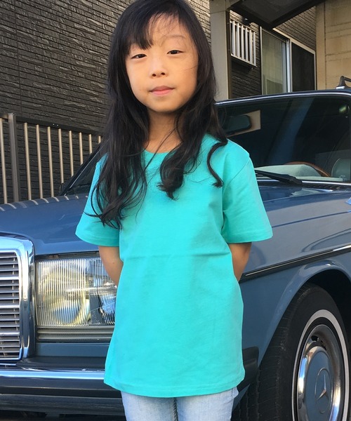 United Athle（ユナイテッドアスレ）の「5.6オンス ハイクオリティー Tシャツ キッズ 2026年 夏 夏服（Tシャツ/カットソー・キッズ・ミント/ダークブラウン/ブラック/ホワイト/ライトベージュ/ピンク/ブルー/ライトパープル/レッド/ピンク系/ネイビー/イエロー/パープル・150/110/130）」の20枚目の写真