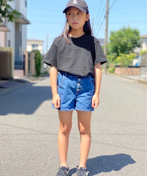 United Athle（ユナイテッドアスレ）の「5.6オンス ハイクオリティー Tシャツ キッズ 2026年 夏 夏服（Tシャツ/カットソー・キッズ・ミント/ダークブラウン/ブラック/ホワイト/ライトベージュ/ピンク/ブルー/ライトパープル/レッド/ピンク系/ネイビー/イエロー/パープル・150/110/130）」の19枚目の写真