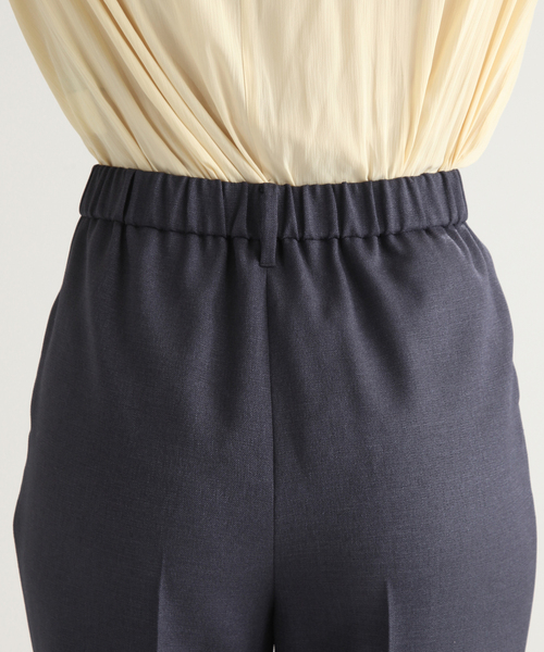 Tiara（ティアラ）の「麻調センタープレスパンツ（その他パンツ・レディース・アイボリー/チャコールグレー/ダークグリーン/ピンク・S/M/L）」の10枚目の写真