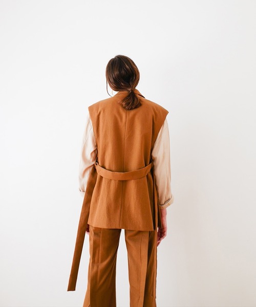 CLANE（クラネ）の「【CLANE(クラネ)】ウールコットンテイラードベスト