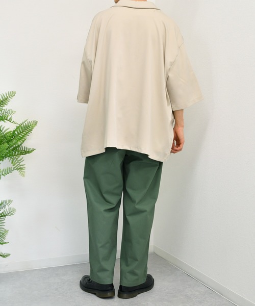 kutir（クティール）の「ビッグポケットオープンカラーシャツブルゾン（ブルゾン・メンズ・ネイビー/オフホワイト/ダークブルー・MEDIUM/LARGE）」の22枚目の写真