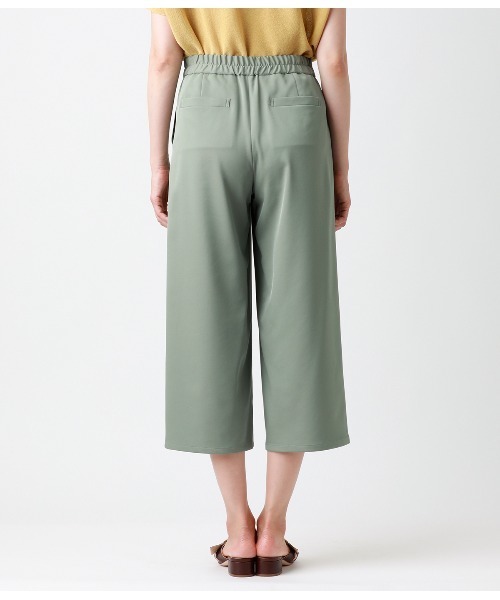 NEWYORKER(ニューヨーカー)の「トリアセ ウエストゴムパンツ(その他パンツ・レディース・モスグリーン/ネイビー・7号/9号/11号)」の5枚目の写真