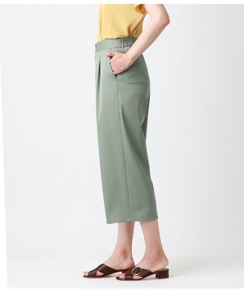NEWYORKER(ニューヨーカー)の「トリアセ ウエストゴムパンツ(その他パンツ・レディース・モスグリーン/ネイビー・7号/9号/11号)」の9枚目の写真