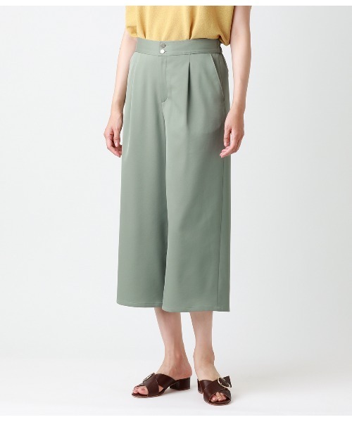 NEWYORKER(ニューヨーカー)の「トリアセ ウエストゴムパンツ(その他パンツ・レディース・モスグリーン/ネイビー・7号/9号/11号)」の6枚目の写真