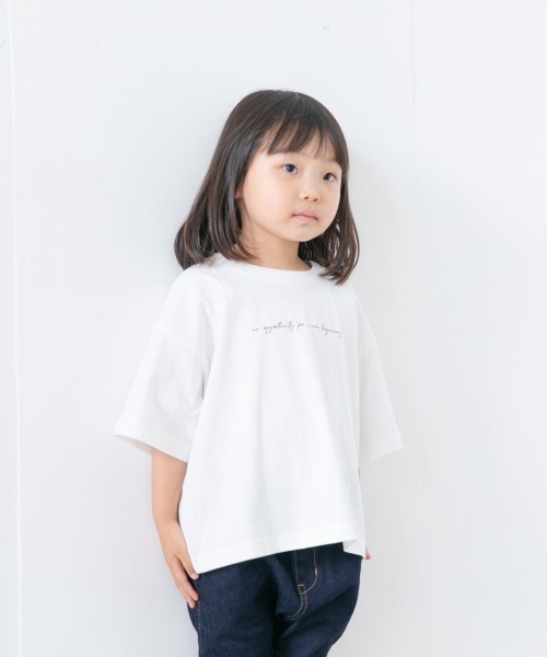 LOWRYS FARM(ローリーズファーム)の「【KIDS】フォトBIGTEESS 892702(Tシャツ/カットソー・キッズ・チャコールグレー/アイボリー/オフホワイト・MEDIUM/LARGE/X-LARGE)」の8枚目の写真