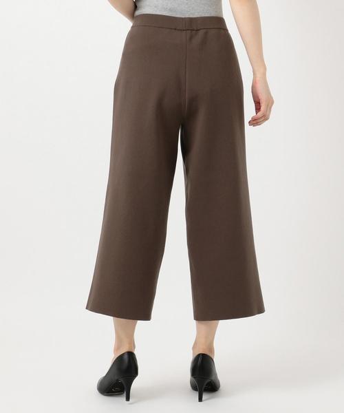 J.PRESS(ジェイプレス)の「ハイブリッドストレッチ ニットパンツ(その他パンツ・レディース・ブラック系/ダークブラウン系・11/9/7)」の4枚目の写真
