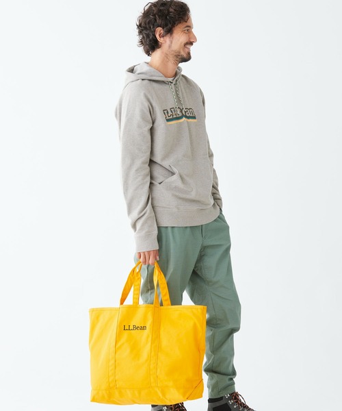 L.L.Bean（エルエルビーン）の「グローサリー・トート（トートバッグ・レディース・ネイビー/ダークオリーブ/アイボリー/グレー/ベージュ/ブラック/ライトグレー/ブラウン/インディゴブルー/スカイブルー/オレンジ・ONE SIZE）」の15枚目の写真
