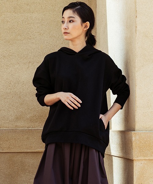 Lautreamont ロートレアモン の Web別注 フード付き大人きれいめパーカー 洗濯機で洗える Tシャツ カットソー Wear