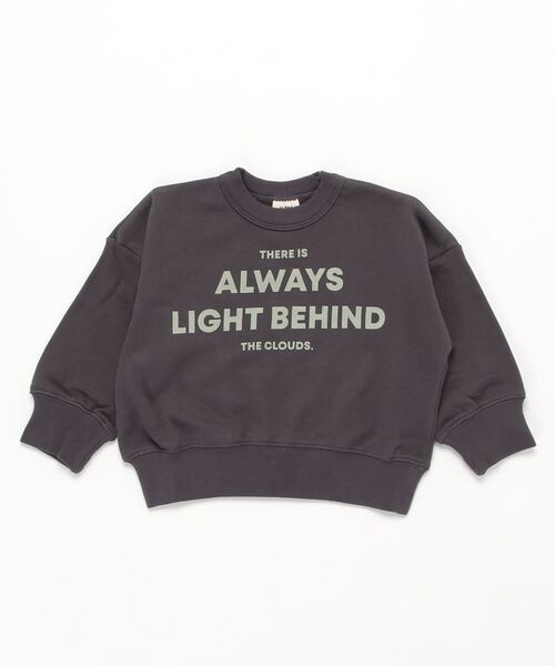 ALPHA LABEL(アルファーレーベル)の「Always Sweat shirt(スウェット・キッズ・チャコールグレー/ベージュ/オレンジ・100/110/120/130/140/150)」の4枚目の写真