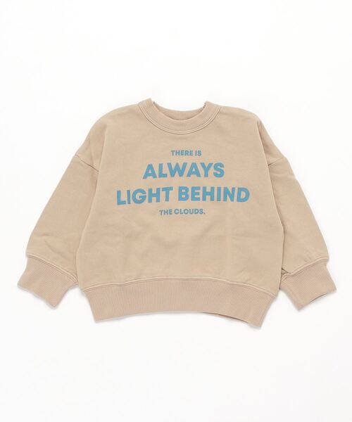 ALPHA LABEL(アルファーレーベル)の「Always Sweat shirt(スウェット・キッズ・チャコールグレー/ベージュ/オレンジ・100/110/120/130/140/150)」の5枚目の写真
