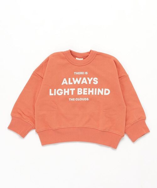 ALPHA LABEL(アルファーレーベル)の「Always Sweat shirt(スウェット・キッズ・チャコールグレー/ベージュ/オレンジ・100/110/120/130/140/150)」の6枚目の写真