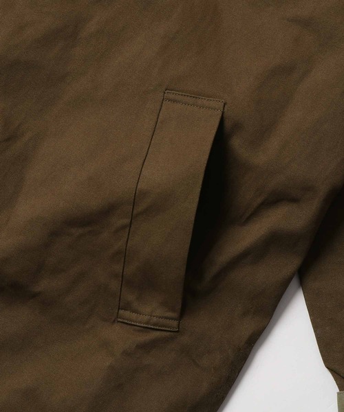 NILWAY（ニルウェイ）の「オーバーサイズピーチツイルタイロッケンコート（チェスターコート・メンズ・ブラウン/ブラック/グレイッシュブルー/カーキ/ベージュ・MEDIUM/LARGE）」の12枚目の写真