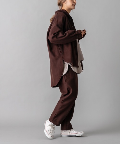 PUAL CE CIN（ピュアルセシン）の「JAPAN MADE／日本製シャツジャケット（シャツ/ブラウス・レディース・ライトベージュ/ブラウン・FREE）」の16枚目の写真