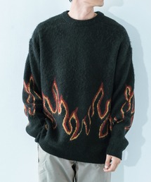 Ressaca | 5G モヘアタッチ ビッグシルエット クルーネックニット(ニット/セーター)