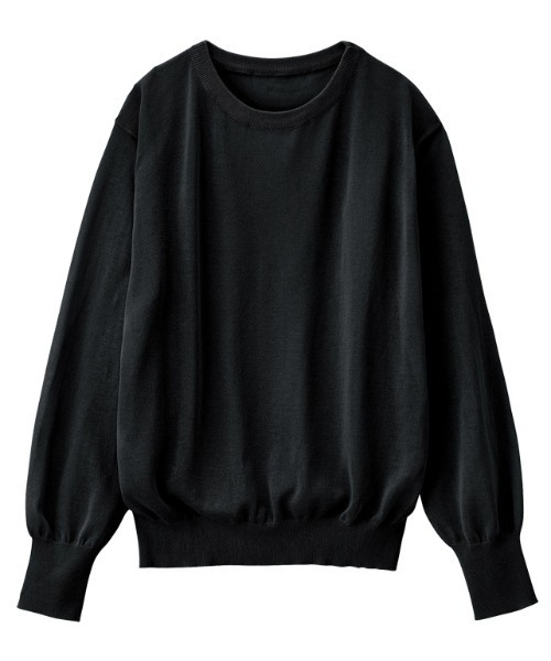 GeeRA(ジーラ)の「シアーニットプルオーバー(ニット/セーター・レディース・ブラック/ライトベージュ/グリーン・XX-LARGE/MEDIUM/LARGE/X-LARGE/SMALL)」の4枚目の写真