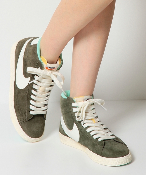 NIKE（ナイキ）の「◆[ナイキ]NIKE ブレ-ザー スニーカー（スニーカー・レディース・オリーブ/ライトグレー・24.5cm/22.5cm/23.5cm/25cm/23cm/24cm）」の9枚目の写真