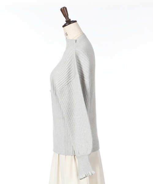 axes femme（アクシーズファム）の「ＮＣ付ボリューム袖ニット（ニット/セーター・レディース・グレー/ブルー/ブラック・MEDIUM）」の15枚目の写真