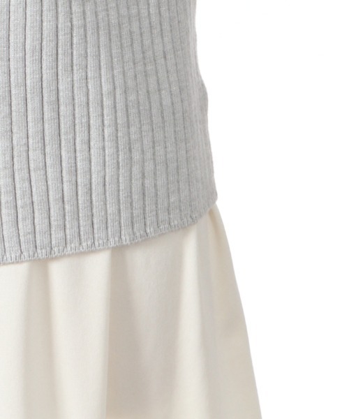 axes femme（アクシーズファム）の「ＮＣ付ボリューム袖ニット（ニット/セーター・レディース・グレー/ブルー/ブラック・MEDIUM）」の18枚目の写真