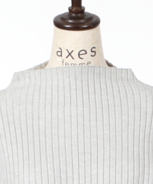axes femme（アクシーズファム）の「ＮＣ付ボリューム袖ニット（ニット/セーター・レディース・グレー/ブルー/ブラック・MEDIUM）」の20枚目の写真