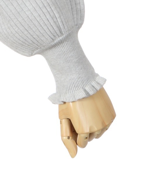 axes femme（アクシーズファム）の「ＮＣ付ボリューム袖ニット（ニット/セーター・レディース・グレー/ブルー/ブラック・MEDIUM）」の22枚目の写真