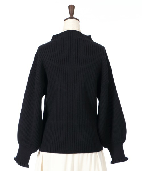 axes femme（アクシーズファム）の「ＮＣ付ボリューム袖ニット（ニット/セーター・レディース・グレー/ブルー/ブラック・MEDIUM）」の6枚目の写真