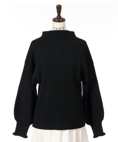 axes femme（アクシーズファム）の「ＮＣ付ボリューム袖ニット（ニット/セーター・レディース・グレー/ブルー/ブラック・MEDIUM）」の9枚目の写真