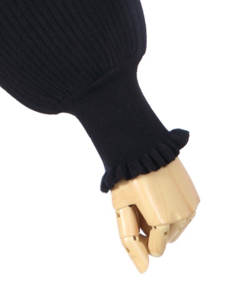 axes femme（アクシーズファム）の「ＮＣ付ボリューム袖ニット（ニット/セーター・レディース・グレー/ブルー/ブラック・MEDIUM）」の12枚目の写真