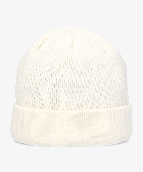 OVERRIDE(オーバーライド)の「【OVERRIDE】HONEYCOMB WATCH SI BLEND / 【オーバーライド】ハニカム ワッチ(ニットキャップ/ビーニー・メンズ・ホワイト/ブラック/レッド・57~59cm)」の2枚目の写真