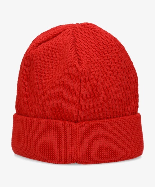 OVERRIDE(オーバーライド)の「【OVERRIDE】HONEYCOMB WATCH SI BLEND / 【オーバーライド】ハニカム ワッチ(ニットキャップ/ビーニー・メンズ・ホワイト/ブラック/レッド・57~59cm)」の4枚目の写真