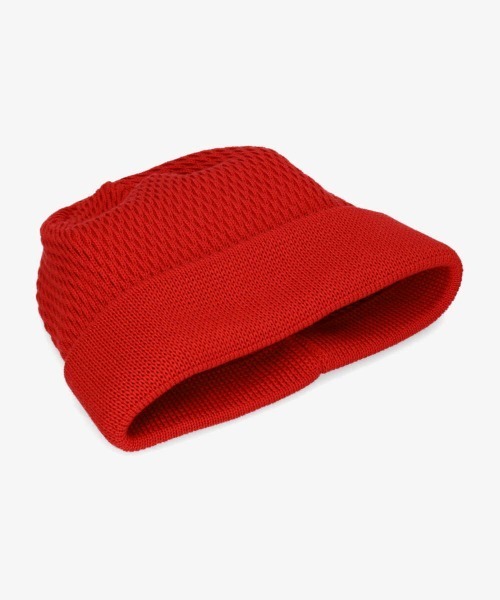 OVERRIDE(オーバーライド)の「【OVERRIDE】HONEYCOMB WATCH SI BLEND / 【オーバーライド】ハニカム ワッチ(ニットキャップ/ビーニー・メンズ・ホワイト/ブラック/レッド・57~59cm)」の5枚目の写真