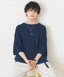 Alpinus | Alpinus - moss stitch Loose summer knit / 鹿の子編みルーズサマーニット(Tシャツ/カットソー)