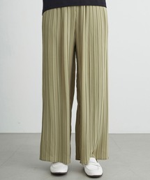 earth music&ecology | 選べるプリーツパンツ(ストレート)　＊(その他パンツ)