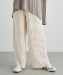 earth music&ecology | 選べるプリーツパンツ(ストレート)　＊(その他パンツ)