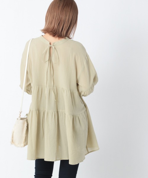 Heather（ヘザー）の「コットンティアードチュニック 941604（シャツ 