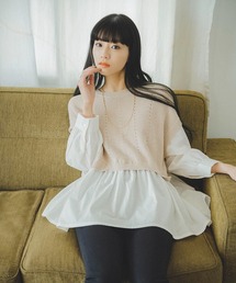 FREE'S MART | ◆レイヤード風ドッキングニット(ニット/セーター)